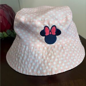 Disney Minnie Mouse Toddler Bucket Hat Reversible Size Approx 1-3 year olds